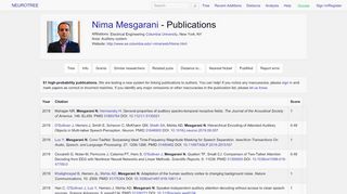 
                            12. Nima Mesgarani - Publications - Neurotree