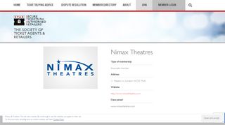 
                            12. Nimax Theatres | Society of Ticket Agents and Retailers - STAR