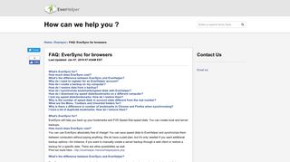 
                            10. Nimbus Web Inc | FAQ: EverSync for browsers - Everhelper