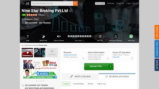 
                            7. Nine Star Broking Pvt Ltd, Sardarpura - Share Brokers in ...