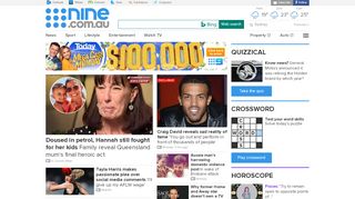 
                            10. nine.com.au – the new ninemsn - News, Sport, TV, Entertainment ...
