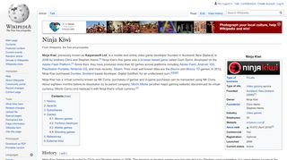 
                            10. Ninja Kiwi - Wikipedia