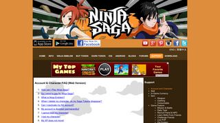 
                            5. Ninja Saga | Support | Account & Character