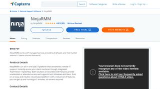 
                            4. NinjaRMM Reviews and Pricing - 2019 - Capterra