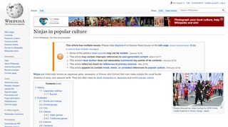 
                            13. Ninjas in popular culture - Wikipedia