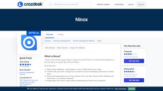 
                            13. Ninox Reviews, Pricing and Alternatives | Crozdesk