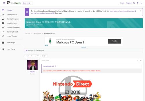 
                            9. Nintendo Direct E3 2018 |OT| #Perfect4Switch | ResetEra