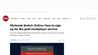 
                            10. Nintendo Switch Online: How to sign up for the paid multiplayer ...