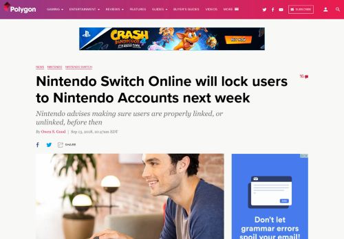 
                            12. Nintendo Switch Online will lock users to Nintendo Accounts next ...