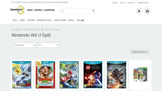 
                            10. Nintendo Wii U Spill - www.ronnys.no