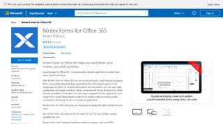 
                            12. Nintex Forms for Office 365 - Microsoft AppSource
