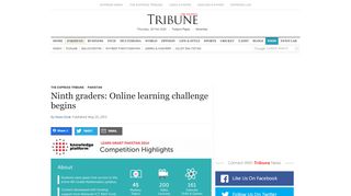 
                            7. Ninth graders: Online learning challenge begins | The ...