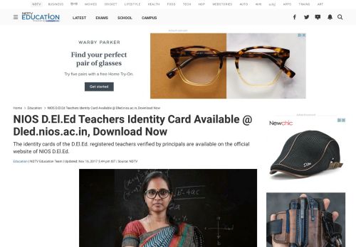 
                            10. NIOS D.El.Ed Teachers Identity Card Available @ Dled.nios.ac.in ...