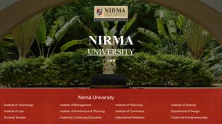 
                            8. Nirma University