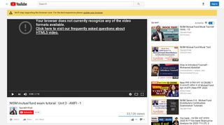 
                            13. NISM mutual fund exam tutorial : Unit 3 - AMFI - 1 - YouTube