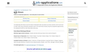 
                            10. Nissan Application, Jobs & Careers Online - Job-Applications.com