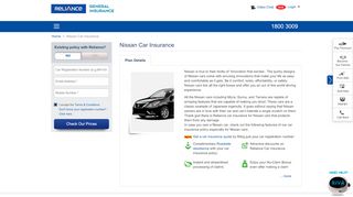 
                            10. Nissan Insurance | Car Insurance from Reliance General Insurance