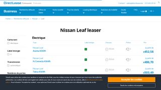 
                            4. Nissan Leaf Leasing | lease à partir de € 0 | DirectLease