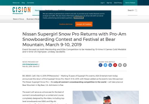 
                            11. Nissan Supergirl Snow Pro Returns with Pro-Am Snowboarding ...