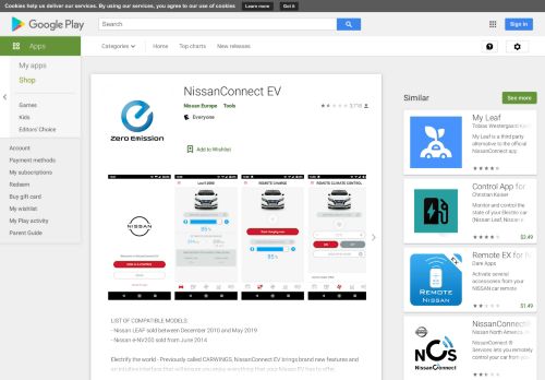 
                            10. NissanConnect EV – Apps on Google Play