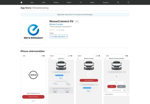 
                            5. NissanConnect EV i App Store - iTunes - Apple