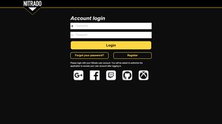 
                            9. Nitrado - Account login - nitrado.net