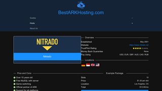 
                            7. Nitrado ARK Server Hosting Information and Reviews ...