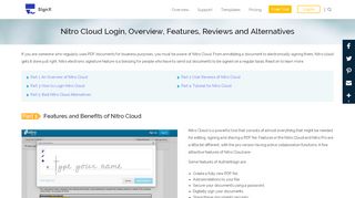 
                            4. Nitro Cloud Login, Overview, Features, Reviews and Alternatives