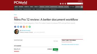 
                            9. Nitro Pro 12 review: A better document workflow | PCWorld