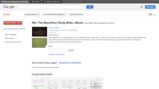 
                            10. NIV, The MacArthur Study Bible, eBook - Google Books-Ergebnisseite