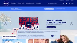 
                            11. NIVEA.at Online-Shop – Hautpflege fürs Leben