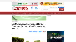 
                            3. Nível Excelente no PNCQ - Plantão Angélica