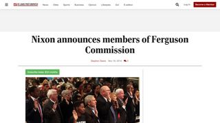 
                            10. Nixon announces members of Ferguson Commission | ...