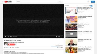 
                            8. NJ PARTNER DESK DEMO - YouTube