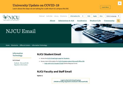 
                            5. NJCU Email | New Jersey City University