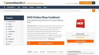 
                            11. NKD Online Shop - 5,5 % Cashback (Rabatt) auf Ihre Bestellung