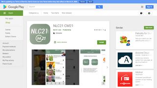 
                            7. NLC21 CM21 – Apps bei Google Play