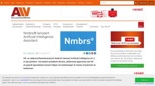 
                            11. Nmbrs® lanceert Artificial Intelligence Assistant - AccountantWeek