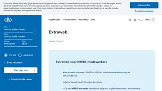 
                            8. NMBS Extraweb - Meld je aan op Extraweb