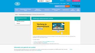 
                            3. NMBS - Verleng je abonnement