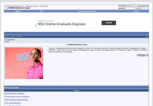 
                            10. NMIMS Blackboard Login - 2018 2019 Student Forum - 2018-2019 ...