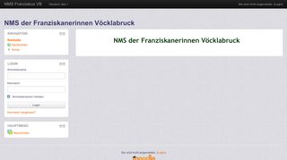 
                            4. NMS der Franziskanerinnen Vöcklabruck - lernplattform.schule.at