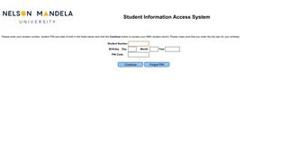 
                            12. NMU Student Information System