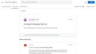 
                            7. nn si apre il sito game twist - Google Product Forums