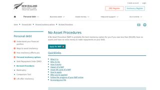 
                            8. No Asset Procedures | Insolvency and Trustee Service