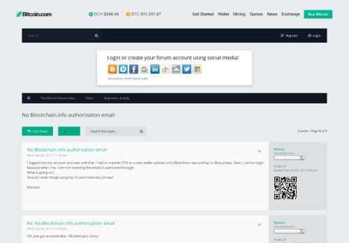 
                            7. No Blockchain.info authorization email - The Bitcoin Forum