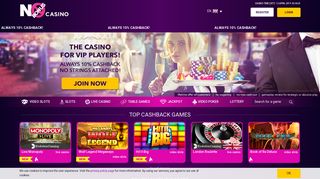 
                            6. No Bonus Casino | Excellent service & always 10% casino cashback