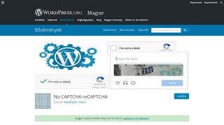 
                            2. No CAPTCHA reCAPTCHA | WordPress.org