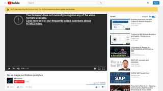 
                            6. No es magia, es Watson Analytics - YouTube