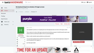 
                            3. No keyboard input on windows 10 login screen - [Solved] - Windows ...